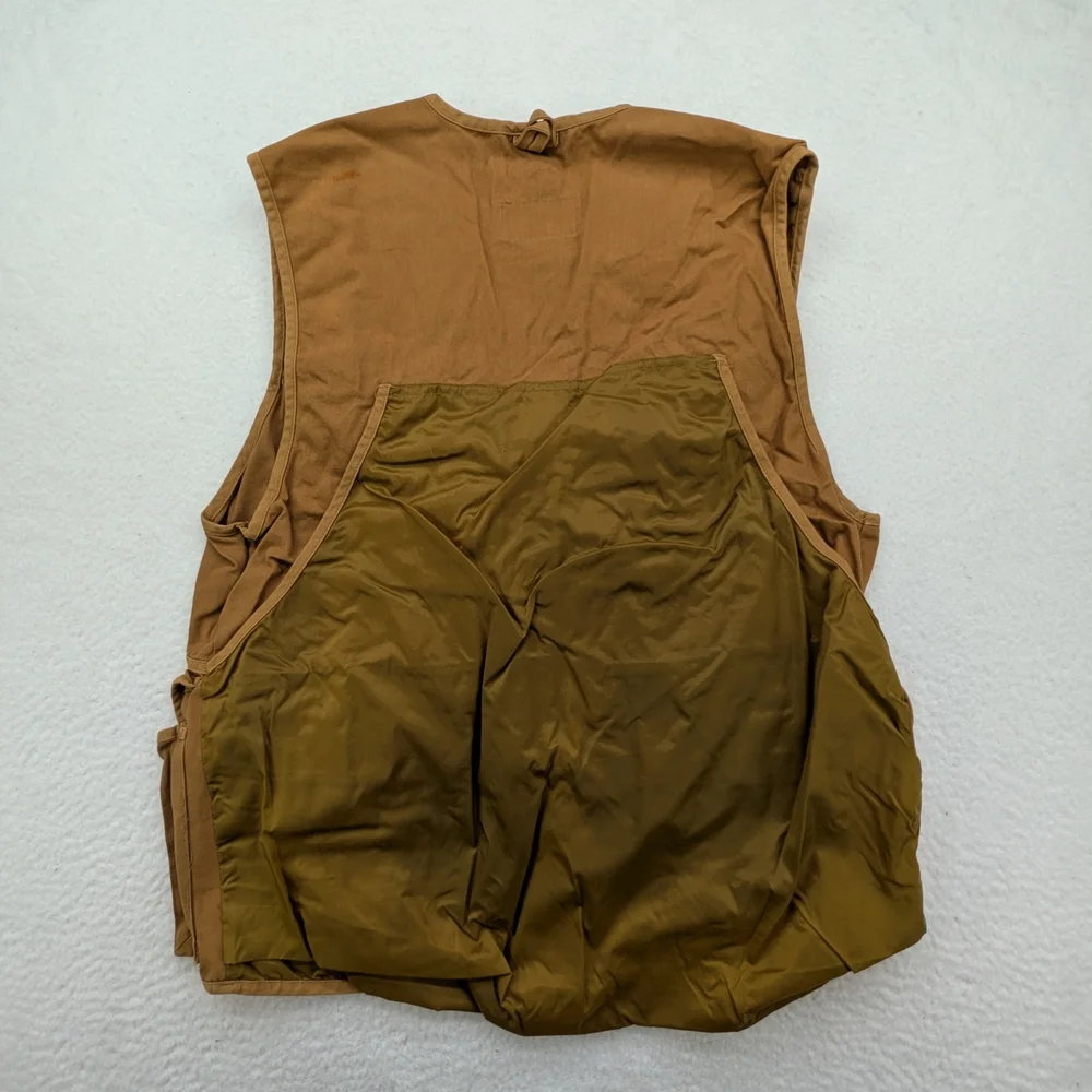 Game Winner Sportswear Vest Mens Large 42/44 Brown Multi Pocket Hunting Utility